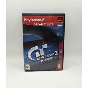 Gran Turismo 3 A-spec (Sony PlayStation‎ 2, 2006) Complete Game w/ Manual